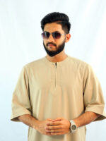 Arabian Half Sleeve Thobe - Beige