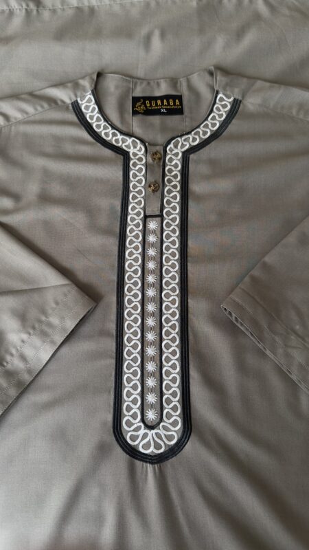 Halfsleeves Embroidery thobe Stars