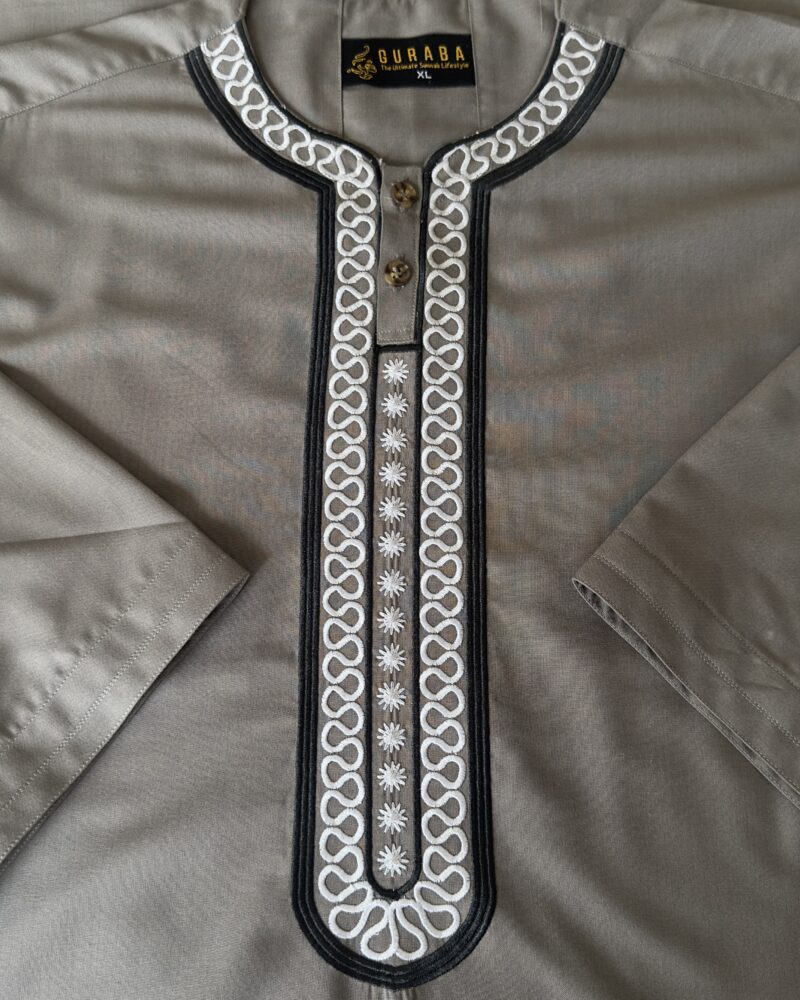 Halfsleeves Embroidery thobe Stars