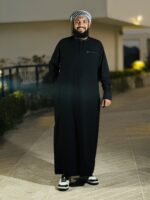 Guraba Signature Thobe – Black