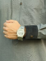 Saudi Thobe Luxury Series - Deep Ash