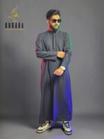 Kuwaiti Special Thobe Deep Blue
