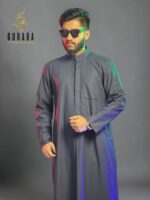 Kuwaiti Special Thobe Deep Blue