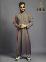 Kuwaiti Special Thobe Pulm Brown