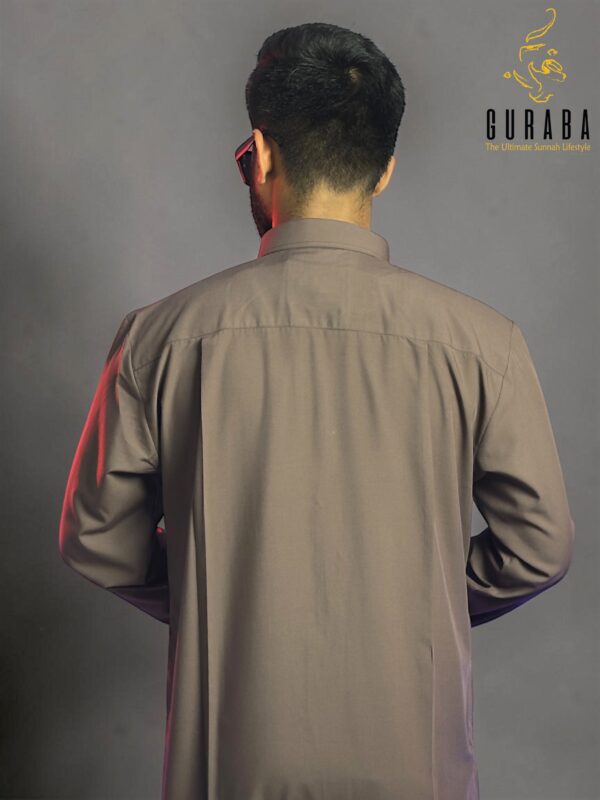 Kuwaiti Special Thobe Pulm Brown
