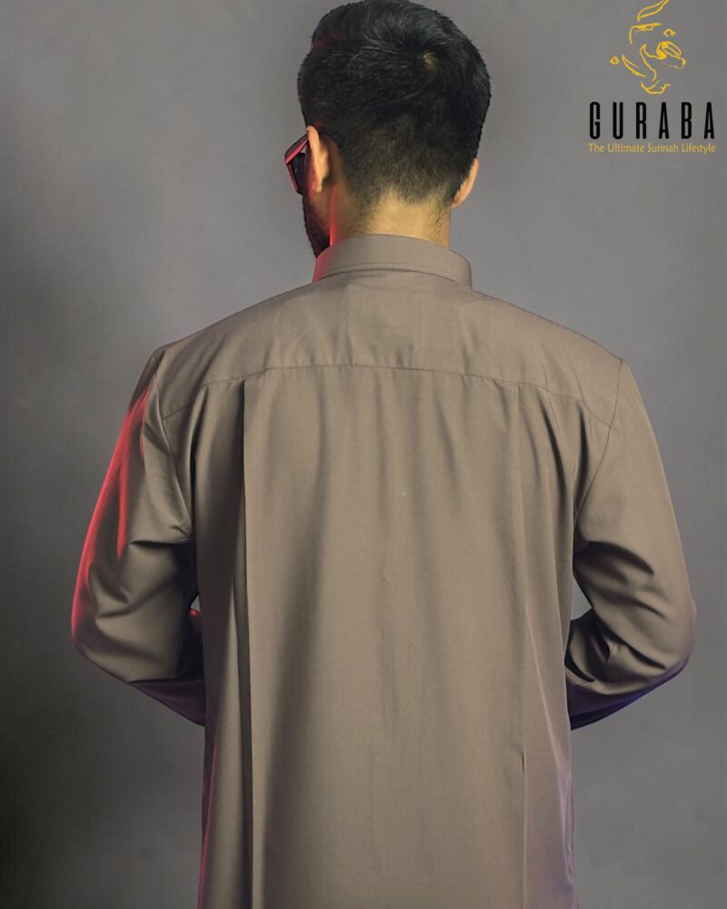 Kuwaiti Special Thobe Pulm Brown
