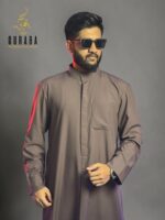 Kuwaiti Special Thobe Pulm Brown