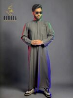 Kuwaiti Special Thobe Deep Ash