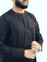 Guraba Signature Thobe – Black