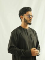 Guraba Signature Thobe – Black