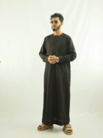 Guraba Signature Thobe – Black